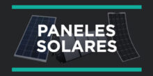 Paneles solares para furgonetas camper