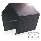 SWAREY Panel Solar Monocristalino 30W Plegable