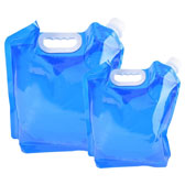 Pack 2 bolsas plegables para agua de 5 y 10 litros
