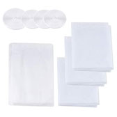 4 Piezas de malla antimosquitos blanca + 4 rollos de cinta adhesiva