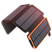 Batería externa con carga solar 25000mAh 2 puertos USB